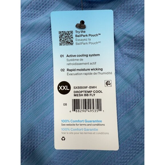 SAXX Mens Boxer Brief Underwear Ballpark Pouch DropTemp Cooling Mesh Size 2XL - Picture 9 of 11